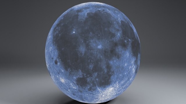 blue moonglobe 11k 3D 모델 .c4d .max .obj .3ds .fbx .stl .blend 