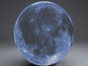blue moonglobe 11k 3D मॉडल