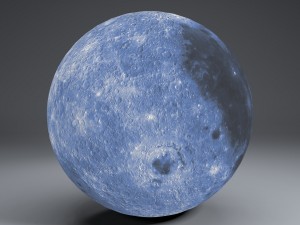 blue moonglobe 11k 3D 모델