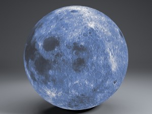 blue moonglobe 11k 3D 모델