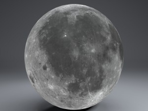 moon globe 11k 3D Model
