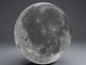 moon globe 11k 3D Model