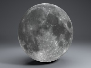 moon globe 11k 3D Model