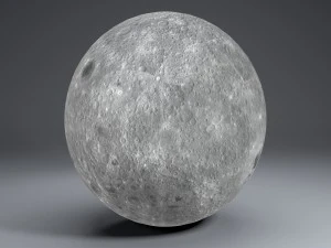 moon globe 11k 3D Model