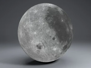 moon globe 11k 3D Model
