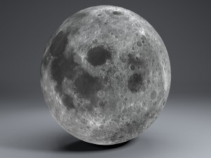 moon globe 23k 3D 模型
