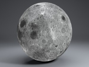 moon globe 23k 3D 模型