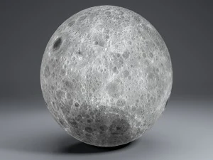 moon globe 23k 3D Model