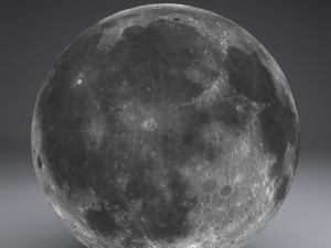 moon globe 23k 3D 模型