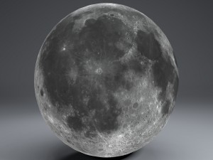 moon globe 23k 3D 模型