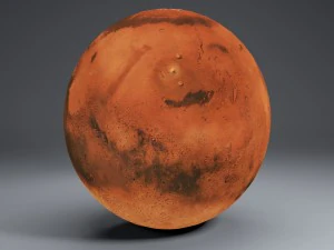 mars 8k globe 3D Model