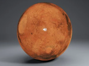 mars 8k globe 3D Model