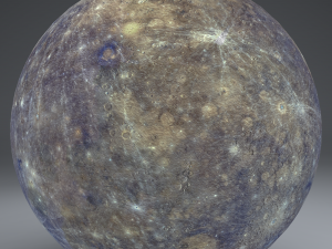 mercury 4k globe 3D Model