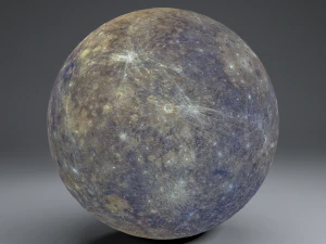 mercury 4k globe 3D Model
