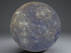 mercury 4k globe 3D Model