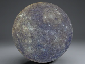 mercury 4k globe 3D Model