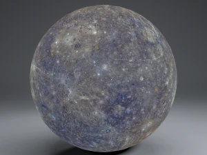 mercury 4k globe 3D Model