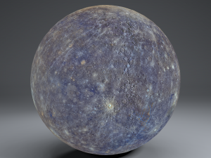 mercury 4k globe 3D Model