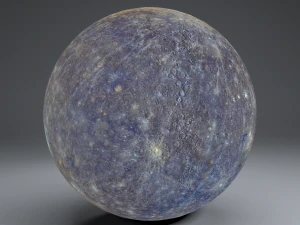 mercury 4k globe 3D Model