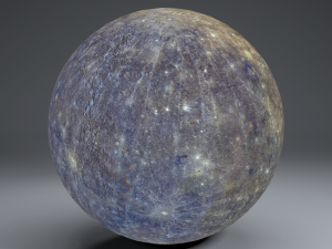 mercury 4k globe 3D Model