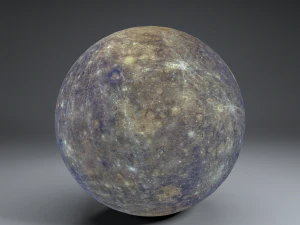 mercury 4k globe 3D Model