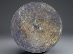 mercury 4k globe 3D Model