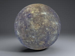 mercury 4k globe 3D Model