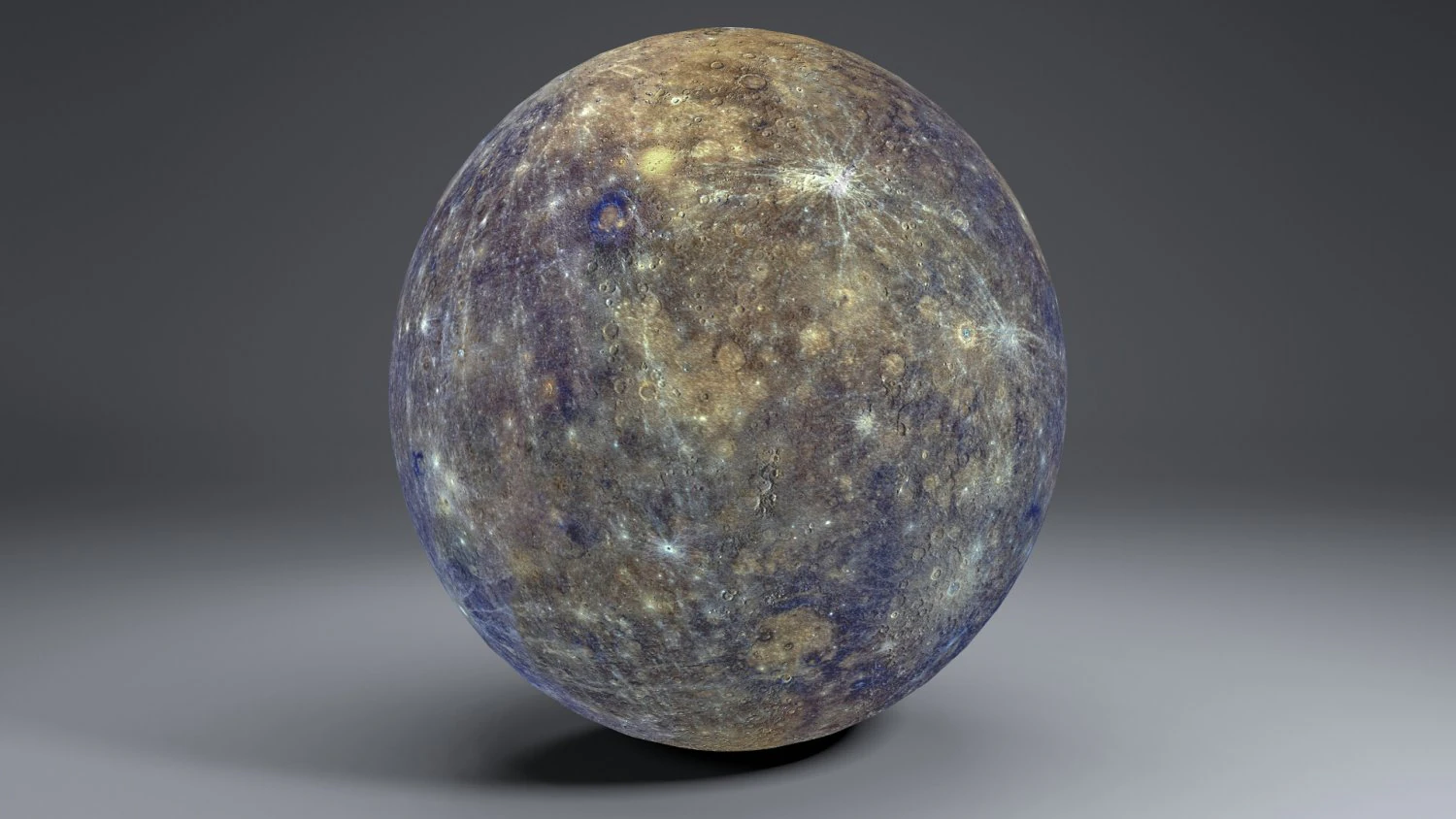 mercury 8k globe 3D Model .c4d .max .obj .3ds .fbx .stl .blend