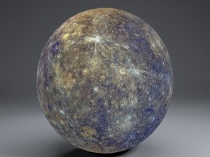 mercury 8k globe 3D Model