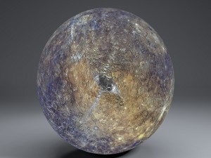 mercury 8k globe 3D Model