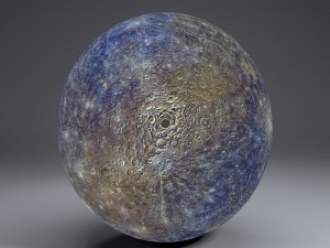 mercury 8k globe 3D Model