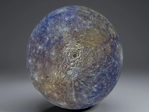 mercury 8k globe 3D Model