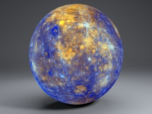 mercury 11k globe 3D Model