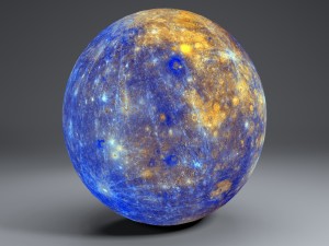 mercury 11k globe 3D Model