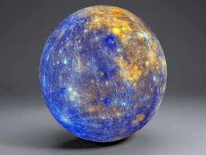 mercury 11k globe 3D Model