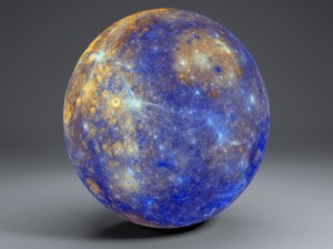 mercury 11k globe 3D Model