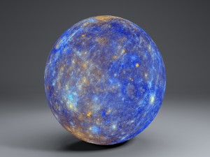 mercury 11k globe 3D Model
