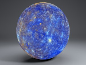 mercury 11k globe 3D Model
