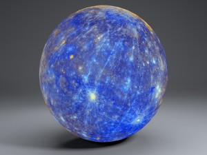 mercury 11k globe 3D Model