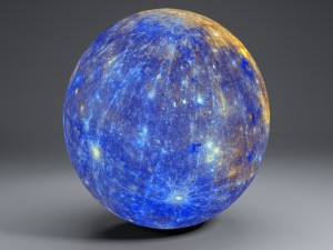 mercury 11k globe 3D Model