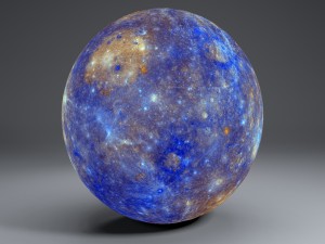 mercury 11k globe 3D Model
