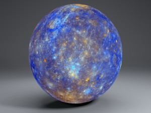 mercury 11k globe 3D Model
