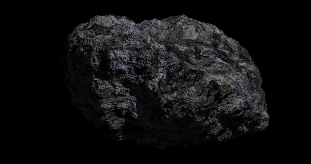 fantasy asteroid 3D Model .c4d .max .obj .3ds .fbx .stl .blend 