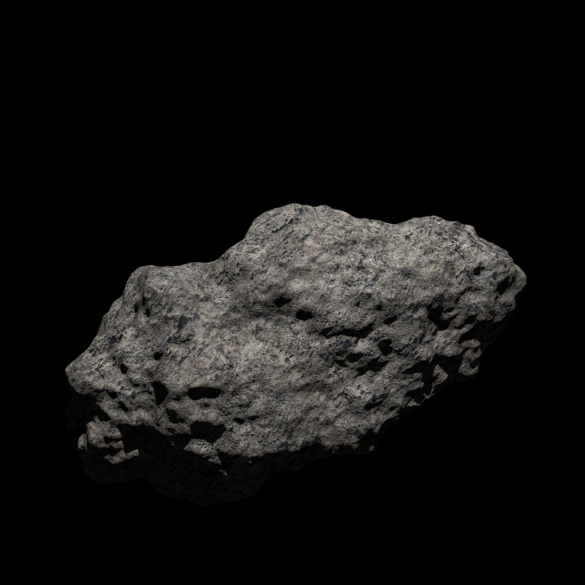 fantasy asteroid 2 3D Model .c4d .max .obj .3ds .fbx .stl .blend 
