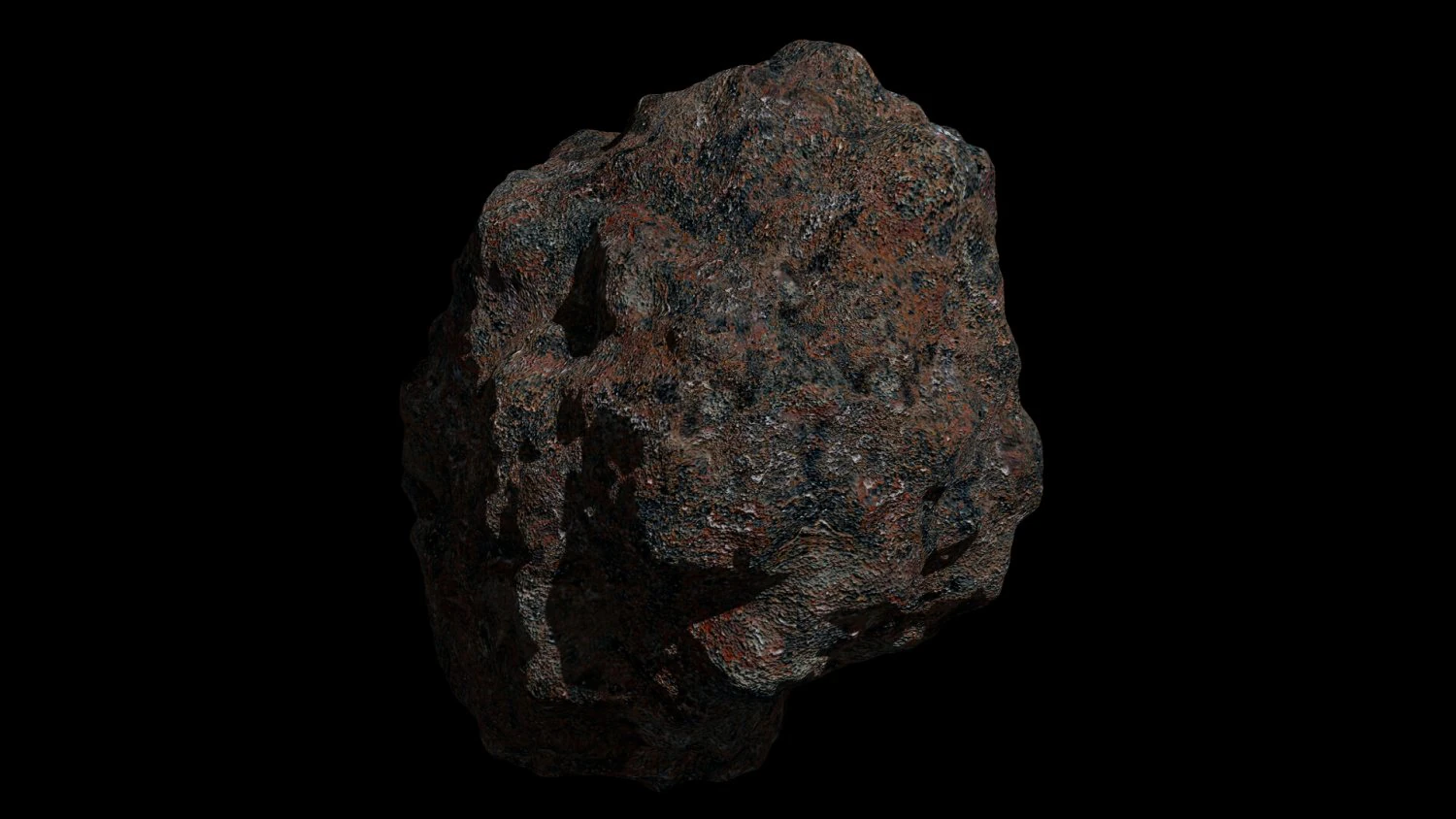 fantasy asteroid 3 3D Model .c4d .max .obj .3ds .fbx .stl .blend 