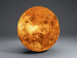 venus 8k globe 3D Model