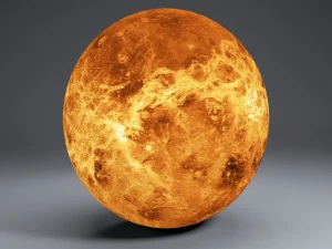 venus 8k globe 3D Model