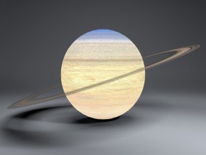 saturn 4k globe 3D Модель