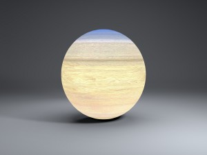 saturn 4k globe 3D Модель