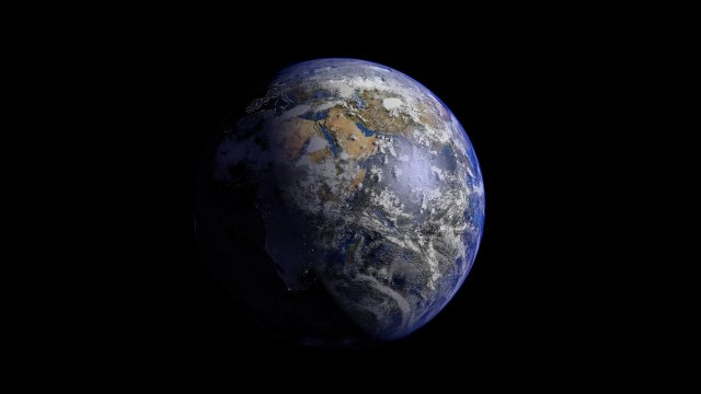 earth Model 3D .c4d .max .obj .3ds .fbx .stl .blend 